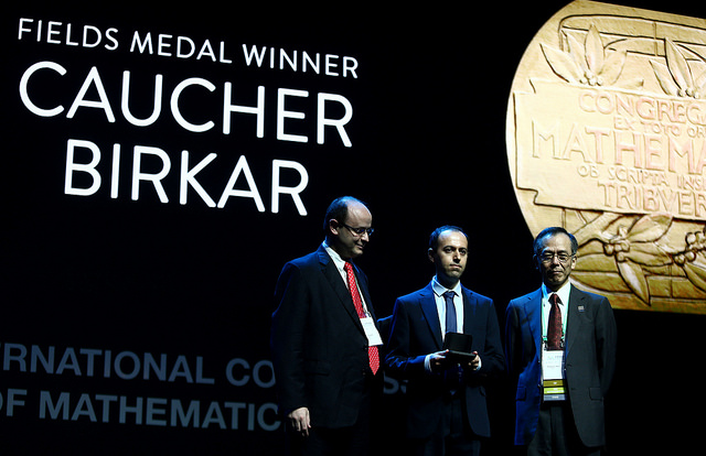 Watch live stream of Caucher Birkar’s medal ceremony